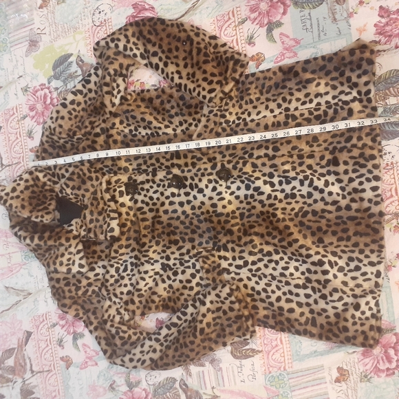 Vintage Moda Leopard Print Fake Fur Coat🇨🇦 Large - Picture 10 of 16